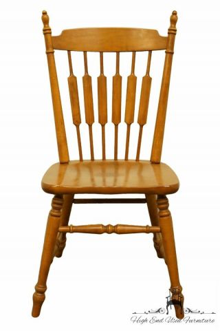 Tell City Solid Maple Cattail Back Dining Side Chair 8034 W.  48 Andover Finish