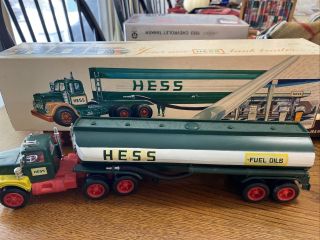 Vintage Hess Tank Trailer Truck W/ Box 1968
