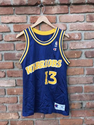 Vintage 90s Sarunas Marciulionis Golden State Warriors Champion Jersey 36 Nba