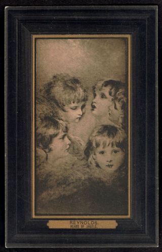 Heads Of Angels By Sir Joshua Reynolds Vintage Art Postcard Pc328
