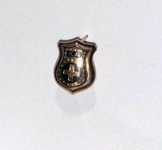 Vintage 10k Gold Kappa Alpha Order Ka Fraternity Badge Pin Circa 1969 F6314
