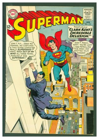 Superman 174 Fine Dc Comics 1965 Clark Kent 
