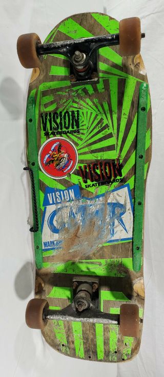 Vintage Vision Gator Skateboard - Mid 80 