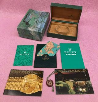 Rolex Vintage Gmt - Master Watch Box Booklet Calendar 68.  00.  08 B4474