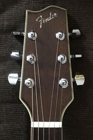 Vintage Fender F - 240A Acoustic Guitar 1980 ' s 3