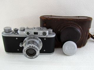 Leica Ii (d) Berlin 1936 Olympiada Wwii Vintage Russia Rf Chrome Camera