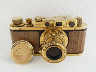 Leica Ii (d) Das Reich Wwii Vintage Russian Gold Camera