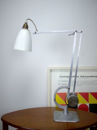 Vintage Hadrill & Horstmann Roller Counter Balanced Desk Lamp Rare 20th Century