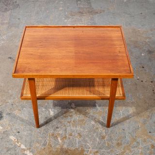 Mid Century Modern End Table Side Nightstand Drexel Kipp Stewart Walnut Denmark 4