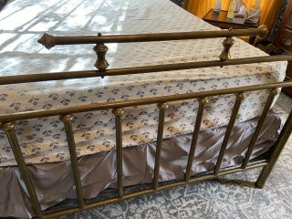 Vintage QUEEN size brass 4 poster bed LOCAL DELIVERY 4