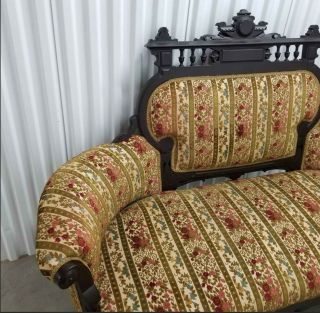 Antique Early 1800s Victorian Style Sofa/Couch Reupholstered in 4