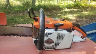 Vintage Stihl 031 Av Chainsaw With Chain Brake Runs May Need Tune Up