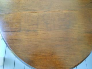 Wonderful Solid Oak Double Drop Leaf Gate Leg Barley Twist Table From England 6
