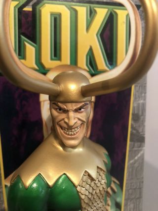 Bowen Design Loki Bust Marvel Comics Statue From The Mighty Thor
