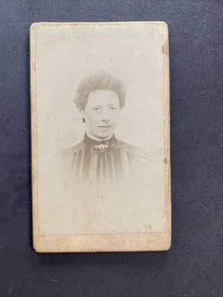 Victorian Carte De Visite Cdv: Lady Named Ledbury?: Lamb: Newtown Stourport?