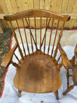 Nichols and Stone Windsor Captains Chairs Vintage/Antique LOCAL PICKUP 2