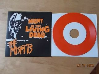 7 " Misfits - Night Of The Living Dead - Orange Vinyl (re - Issue)