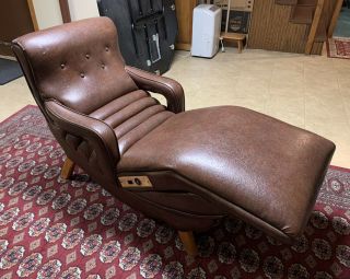 Vintage 1960’s Contour Lounge Chair By St Louis Chair Company Electric Vibrating