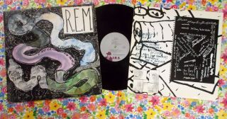 R.  E.  M.  Reckoning 1984 Lp Quiex Translucent Brown Vinyl,  Inner Sleeve Vg,  6802