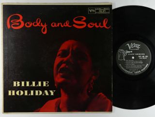 Billie Holiday - Body And Soul Lp - Verve - Mg V - 8197 Mono Dg