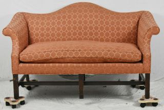 Chippendale Style Mahogany Settee In The Williamsburg Style