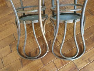Set of 4 Josef Hoffmann THONET Antique Bentwood Cane Chairs 1920 ' s 5