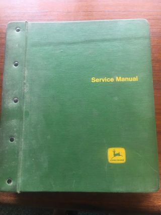 Vintage John Deere Service Manuals - 435 Diesel,  4520,  40 Combine,  Two Cyl Steeri