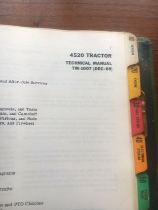 Vintage John Deere Service Manuals - 435 Diesel,  4520,  40 Combine,  Two Cyl Steeri 3