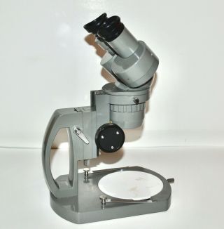 Vintage Tokyo Olympus Vt - Ii Stereo Binocular Microscope G - 15x Eyepiece