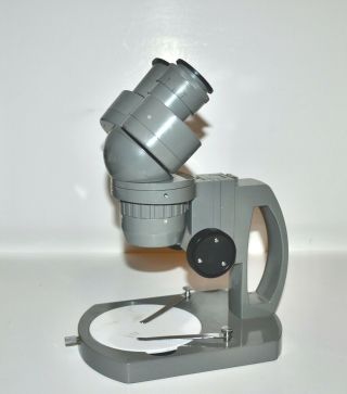 Vintage Tokyo Olympus VT - II Stereo Binocular Microscope G - 15X Eyepiece 2