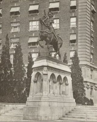 Statue Of Joan Of Arc In York City Park 1920 Photo Print