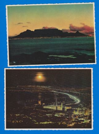 Set Of 3 Old Postcards,  South Africa,  Cape Town