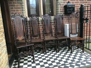 17th Century Walnut Dining Chairs