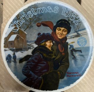 Norman Rockwell’s “christmas Courtship” Collectible Plate