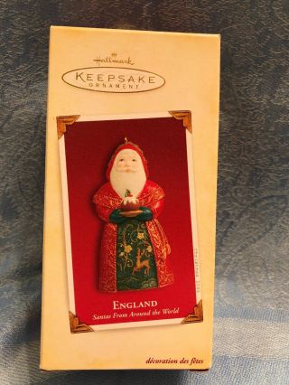 Hallmark Santas From Around The World England 2005 Christmas Ornament