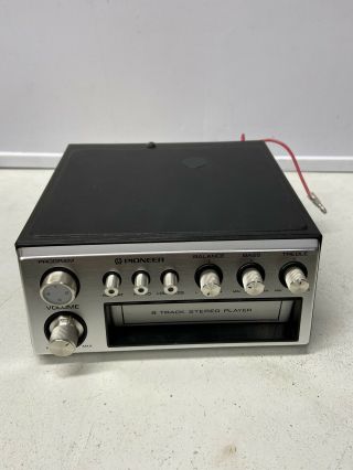 Pioneer Tp - 727 8 Track Stereo Player - Vintage Classic Hotrod Sound Tp 727
