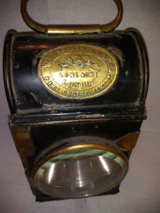 Vintage Fire Engine Lamp Merryweather