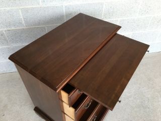 MONITOR FURNITURE CHERRY CHIPPENDALE STYLE 4 DRAWER BACHELOR CHEST 4