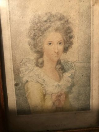 Anne Seymour Damer - Antique 18th Century Portrait