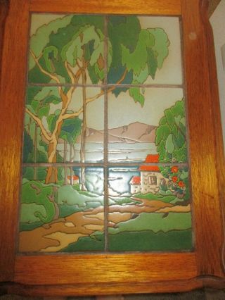 Vintage California Pottery 6 - Tile Top Oak Table 5