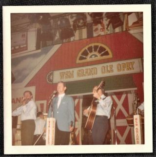 Vintage Photograph Roy Acuff Performing On Stage Guitars Grand Ole Opry