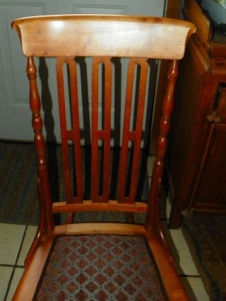 Cherry Sewing Rocker / Rocking Chair (R237) 2