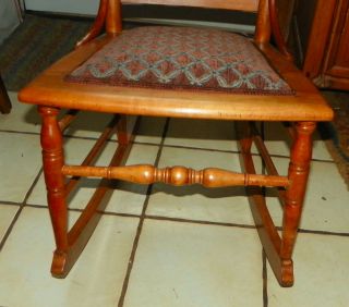 Cherry Sewing Rocker / Rocking Chair (R237) 4