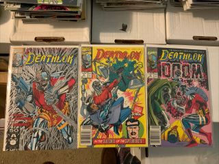 Deathlok (1991) 1 - 34.  Annuals 1,  2.  Vf To Vf -.  Complete Series.