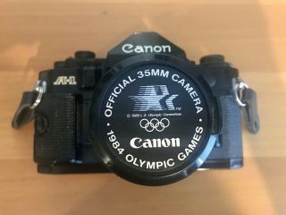 Vintage Canon A - 1 35mm Slr Camera With 50 Mm Lens 1984 Olympic Games
