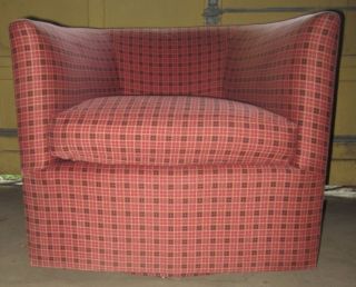 Mid Century Milo Baughman Swivel Lounge Chair Thayer Coggin