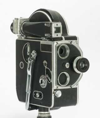 Exc,  1938 Bolex H - 16 16mm Vintage Movie Camera & Dallmeyer 1 " 25mm F/1.  9 Lens