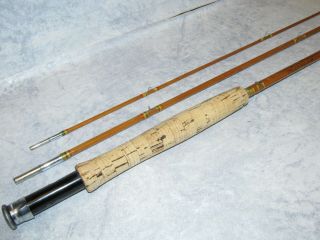 Rare South Bend Cross Double Built Bamboo Fly Rod Sn 0473774 Model 166 9 