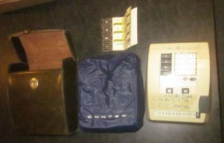 Bohn Contex - 10 Vintage Calculator Mechanical Adding Machine Very old 3