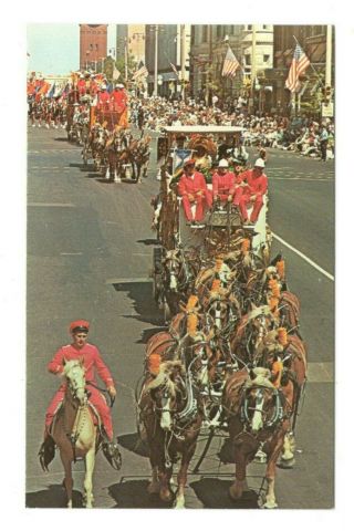 Old Milwaukee Days Schlitz Circus Parade Vintage Postcard Af130